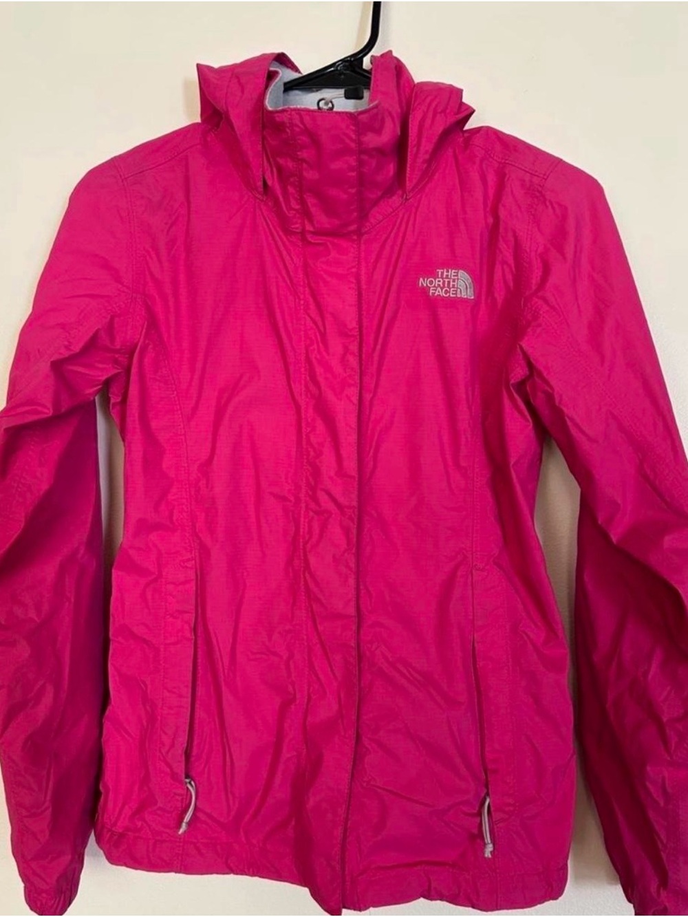 The North Face Women's Hot Pink Hooded Ski Shell Jacket